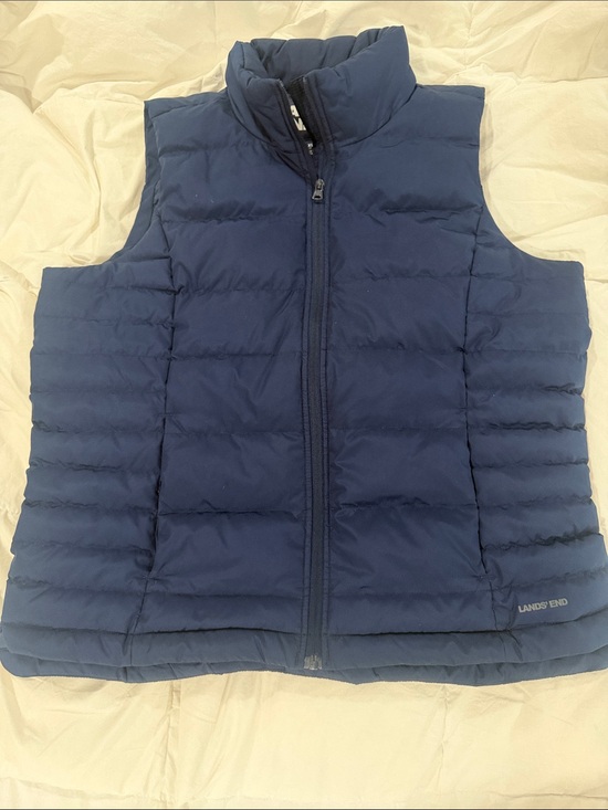 Lands' End Other - Lands' End Navy Quilted Down-Style Vest
